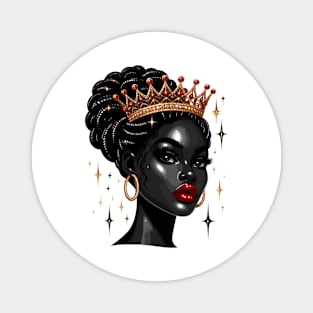 African Queen Crown Magnet